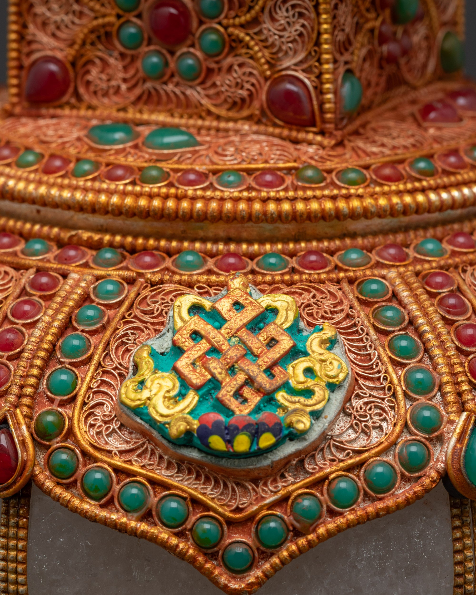 Shop Handmade Tibetan Stupa | Golden Buddhist Monument Nepal