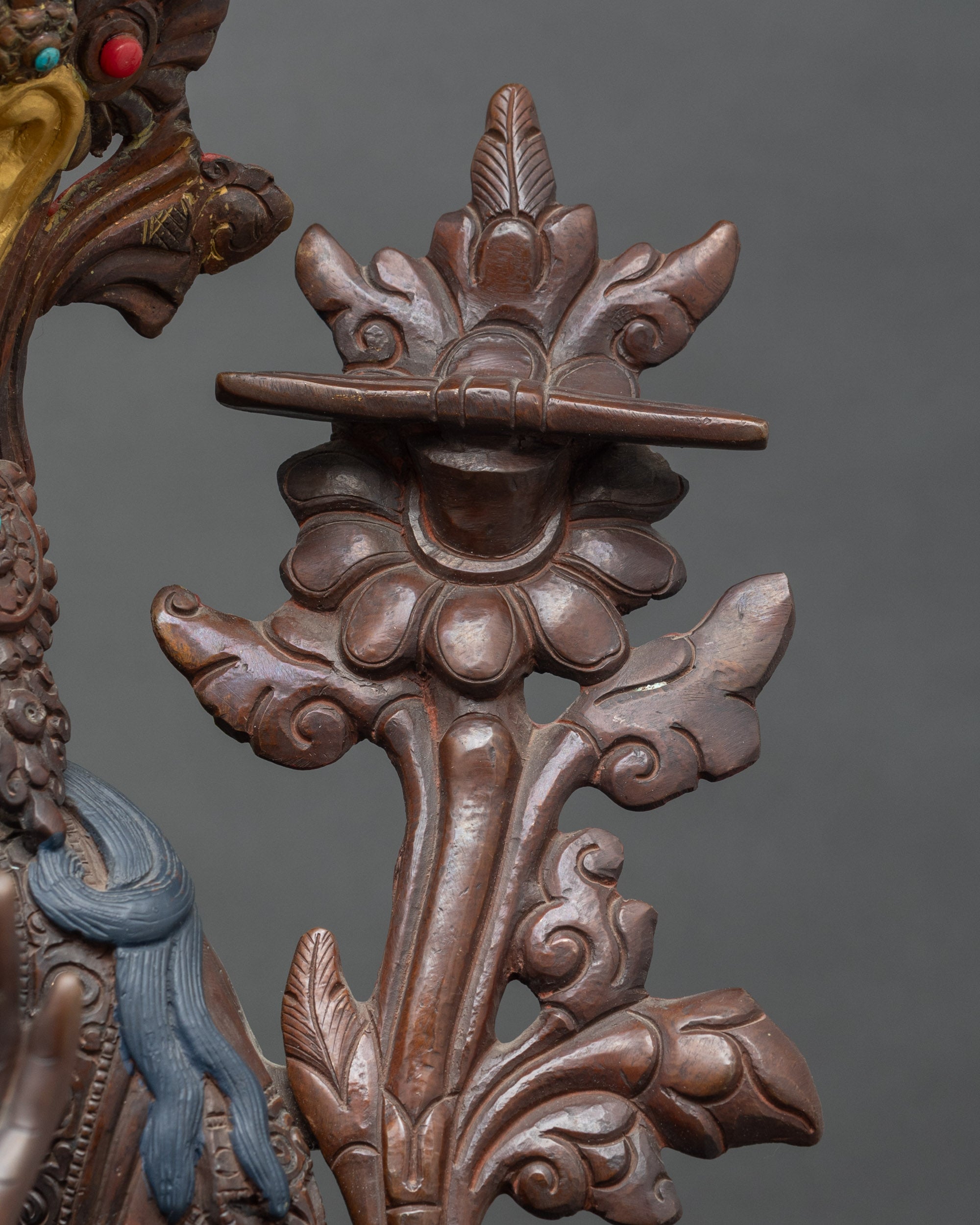 Manjushri Meditation Statue | Authentic Lost-Wax Copper Artwork from Nepal