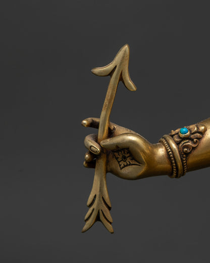 Namgyalma Statue | 24K Gold-Fire Gilded Copper Art