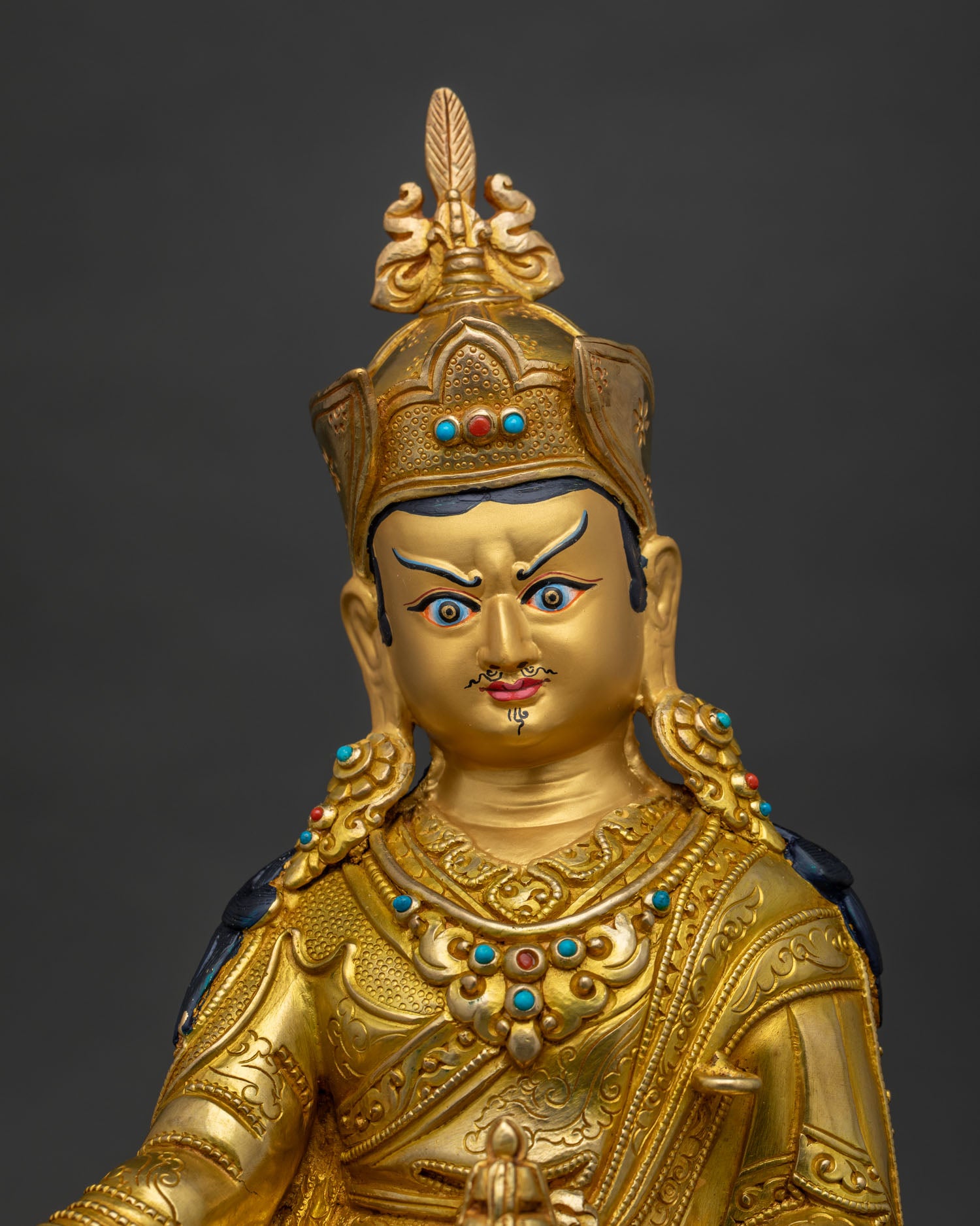 Guru Rinpoche Statue | Devotional Padmasambhava Art from Nepal