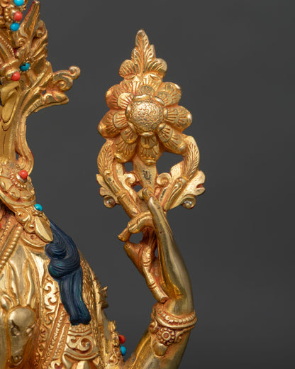 Four-Armed Avalokiteshvara Statue | Tibetan Art from Nepal