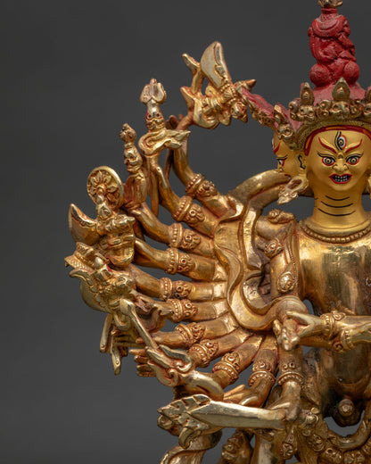 Kalachakra Statue | Tibetan Deity of Time and Cosmic Cycles
