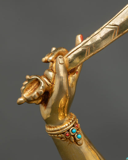 Manjushri Sculpture | Bodhisattva of Wisdom