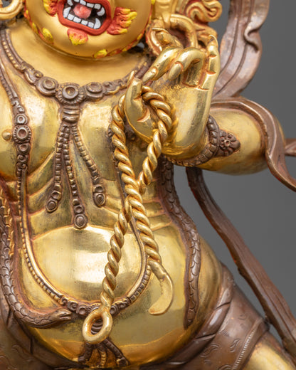 Handmade Bodhisattva Chana Dorje Statue | Buddhist Protector Artwork