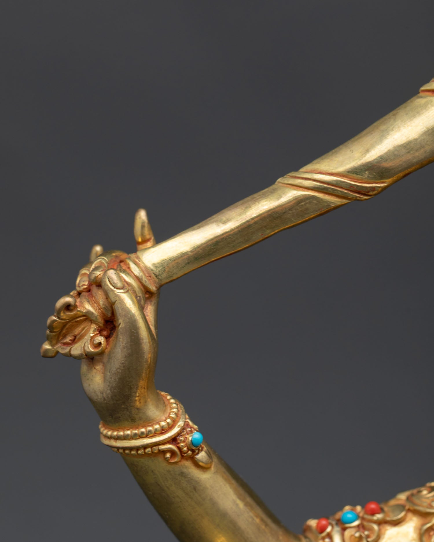 Manjushri Statue from Nepal | Authentic Himalayan Artwork