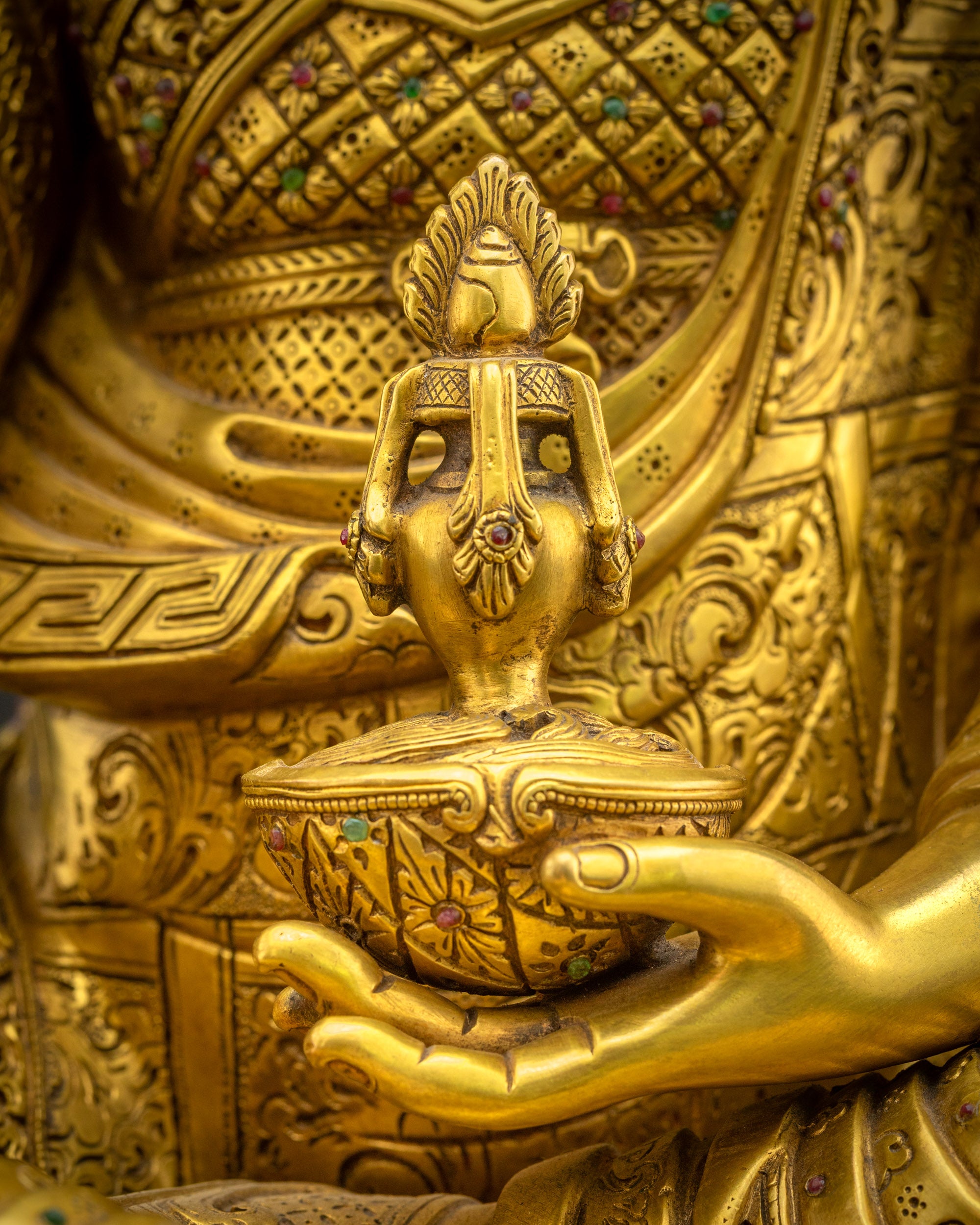 Guru Rinpoche Sculpture | Masterpiece Spiritual & Meditation Decor