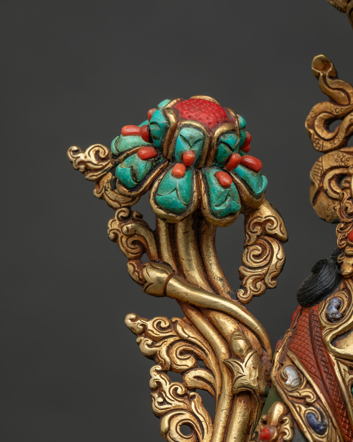 Beautiful Green Tara Statue | Buddhist Compassionate Deity