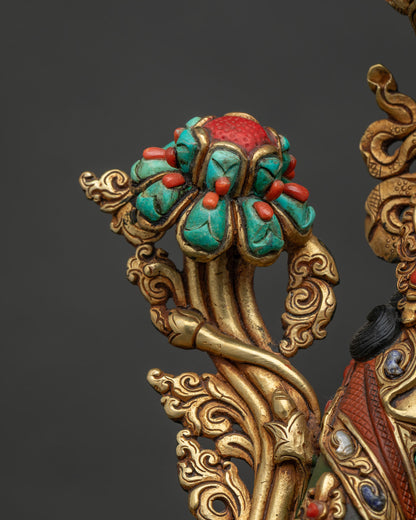 Beautiful Green Tara Statue | Buddhist Compassionate Deity