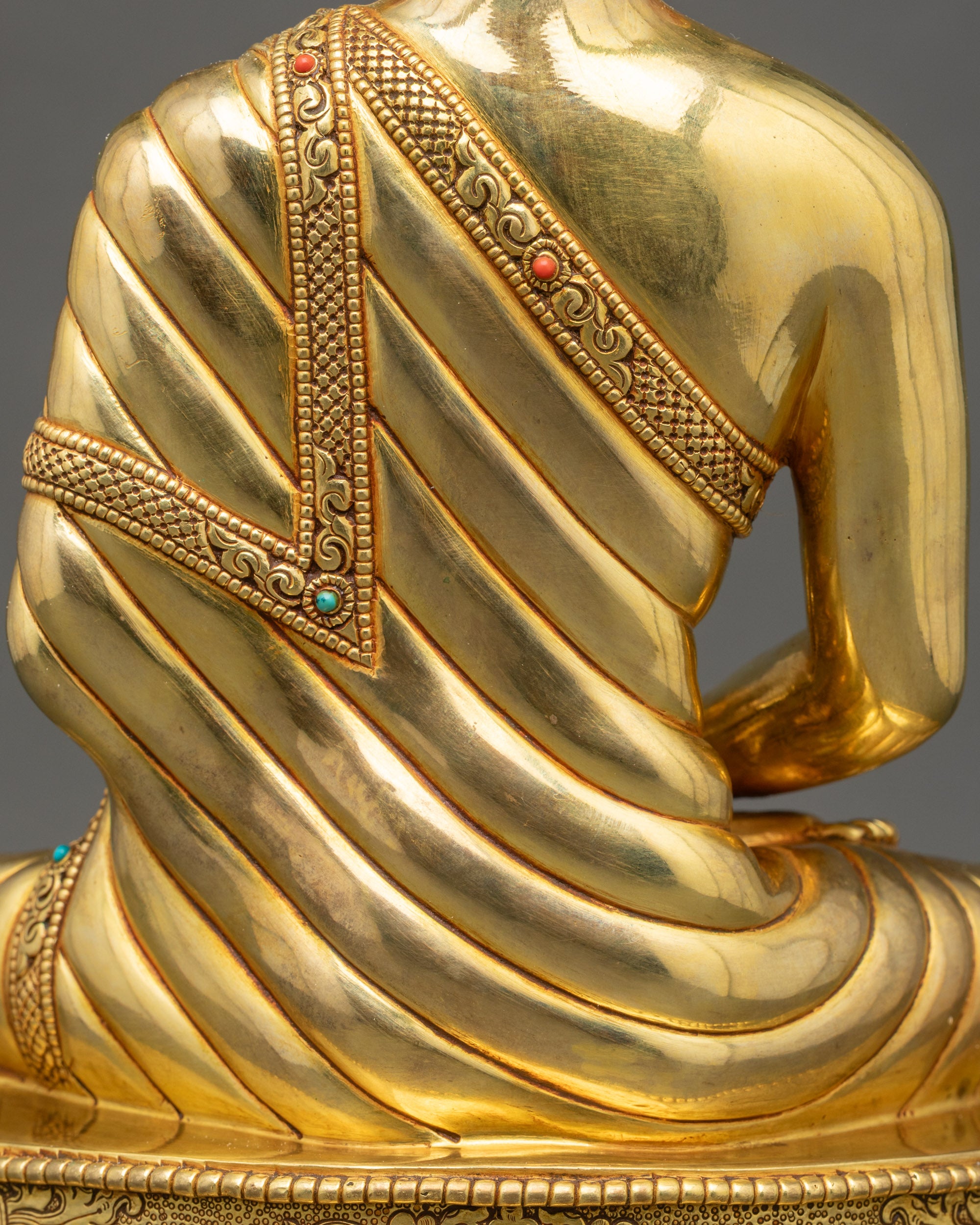 Nepalese Amitabha Buddha Sculpture | Pure Land Meditation Icon