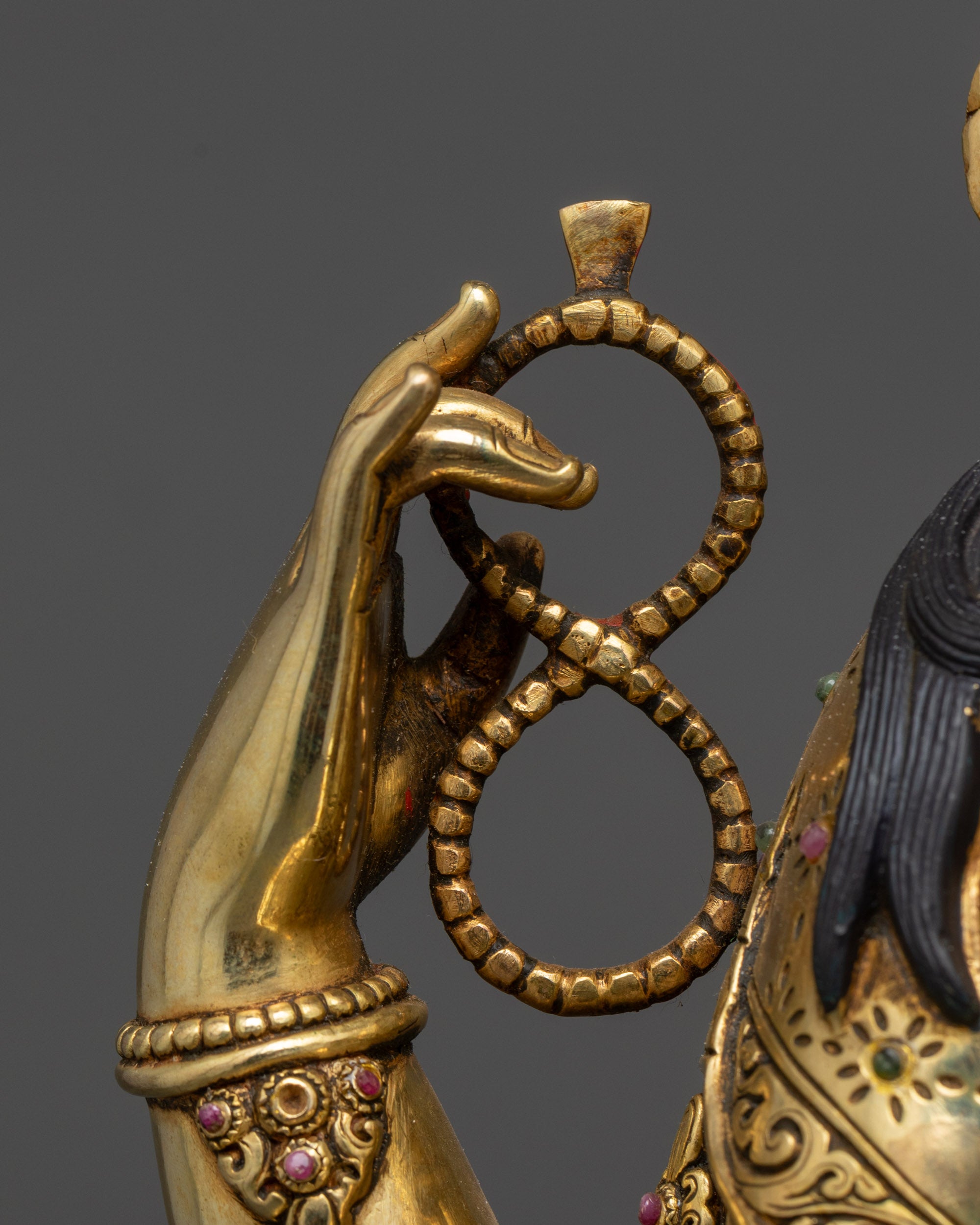 Traditional Statue of Chenrezig | Handmade Tibetan Buddhist Sculpture