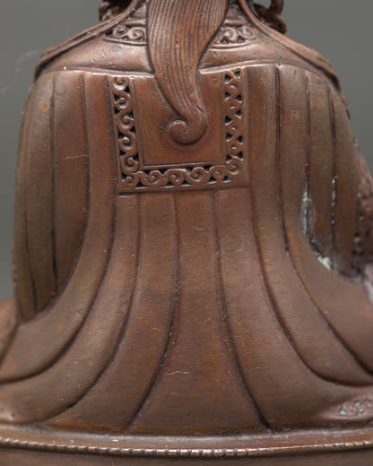 Guru Padmasambhava Sculpture | Lotus-Born Buddhist Master Statue
