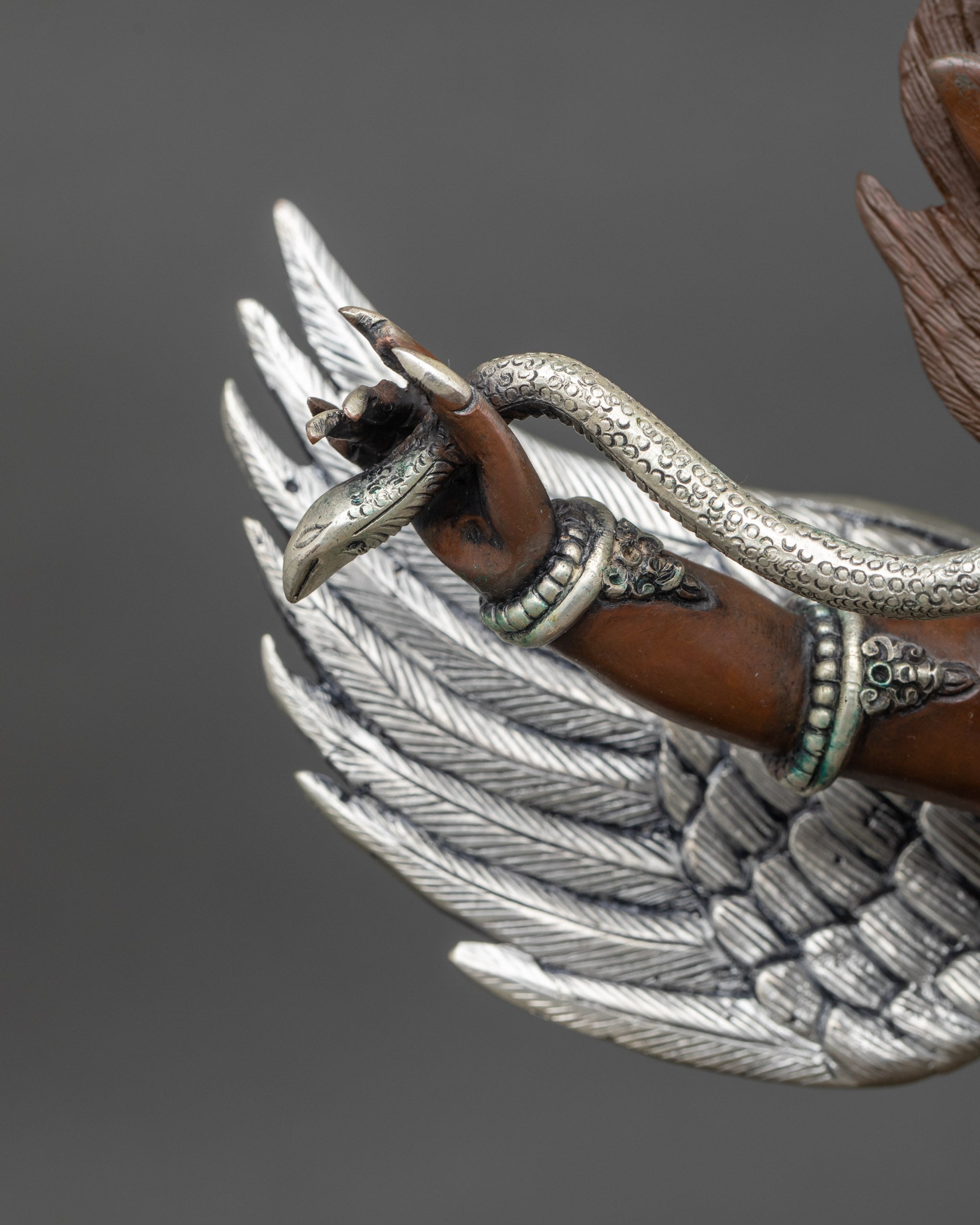 Garuda Bird Deity Statue for Protection and Spiritual Strength