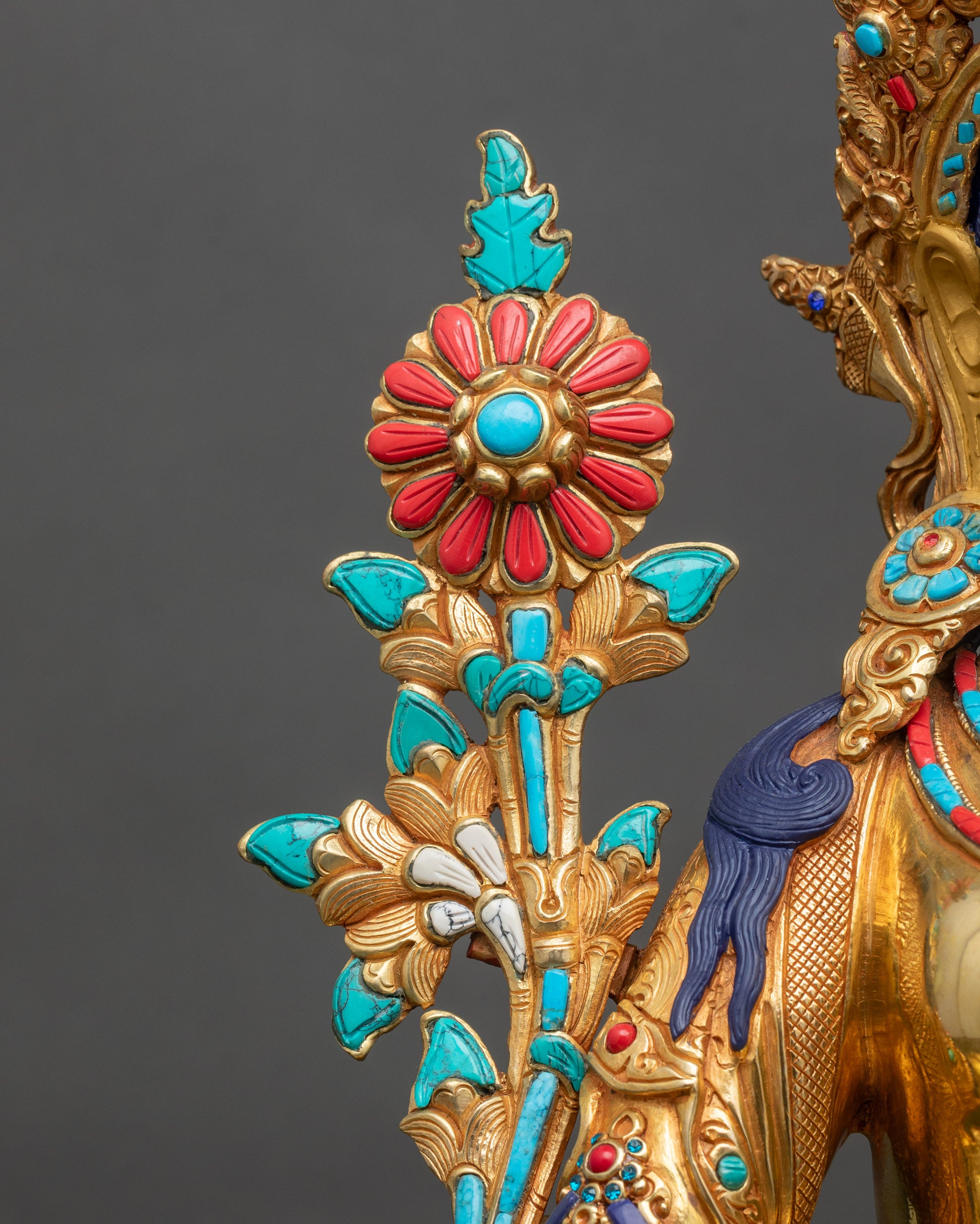 Buy White Tara Statue | Handmade Tibetan Buddhist Sculpture