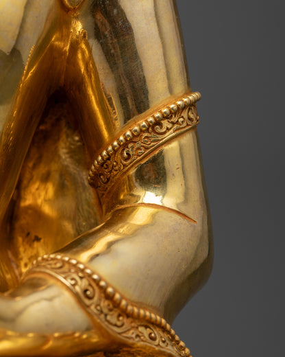 Exquisitely Crafted Amida Nyorai Sculpture | Enlightening Buddha Statue