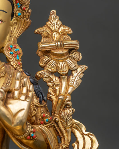 Prince Manjushri Statue | Wisdom Bodhisattva Sculpture