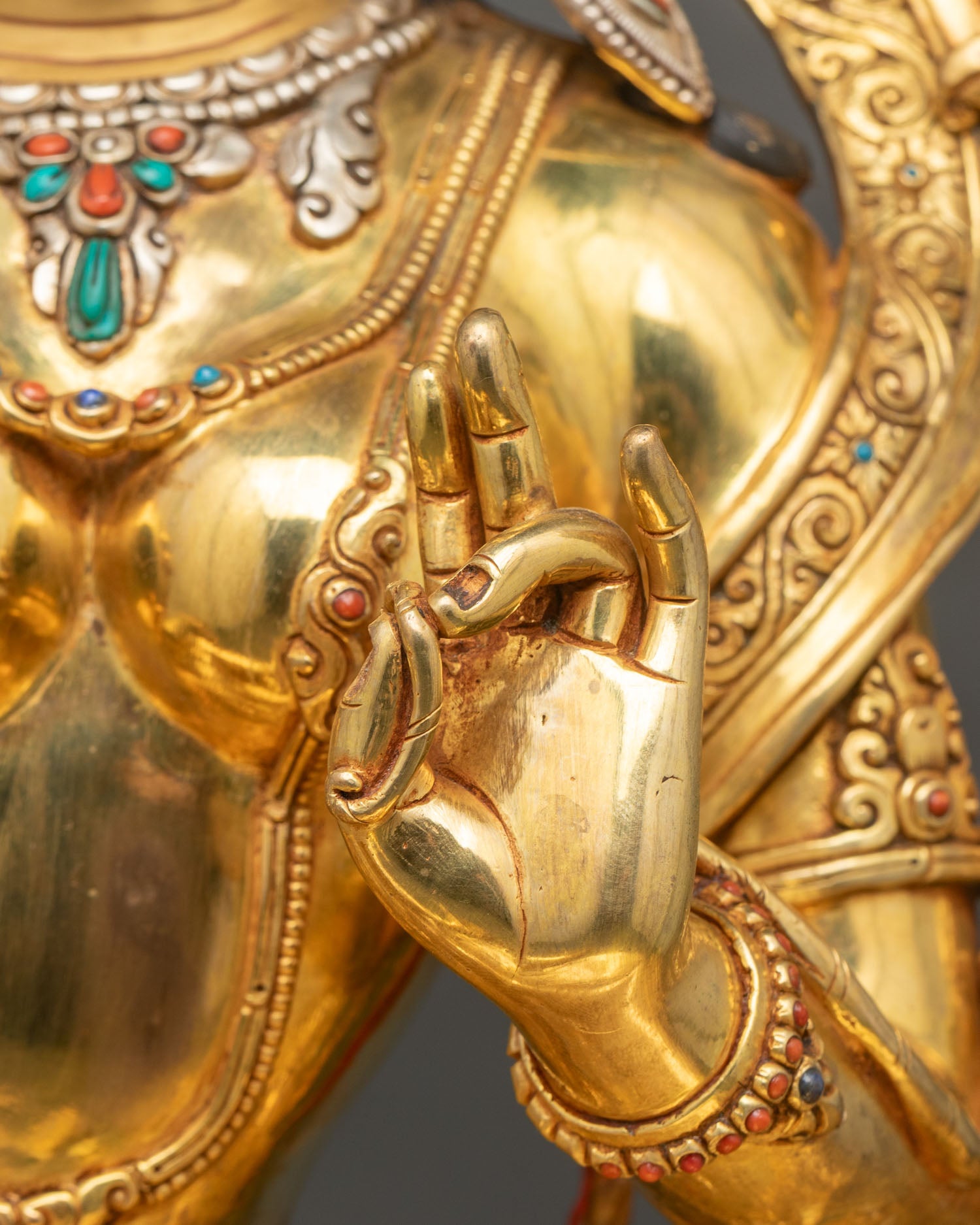 Monumental Green Tara Statue | Handcrafted Nepali Statues