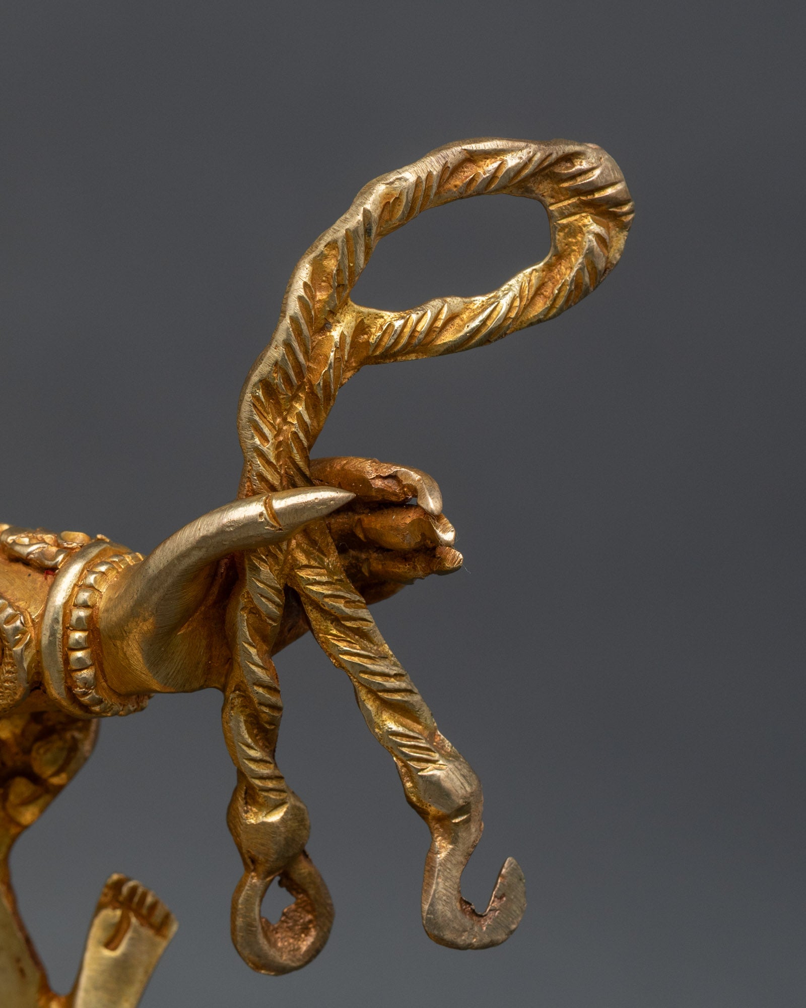 Hayagriva Statue | 24K Gold Gilded Sculpture from Nepal