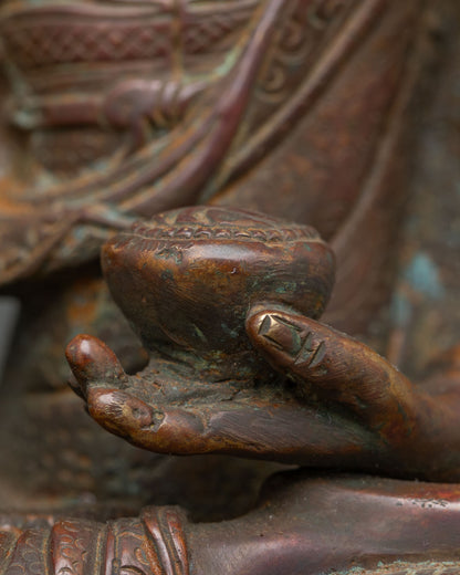 Antique Shakyamuni Buddha Statue | Himalayan Buddhist Art
