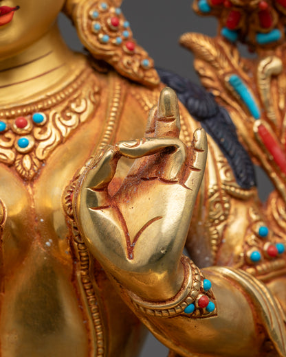 Jetsun Drolma Statue | Nepalese Hand-Carved Goddess of Protection