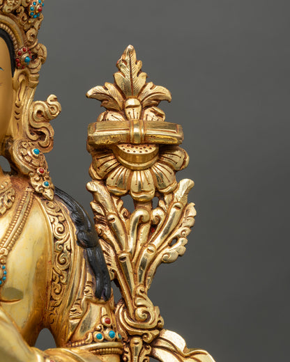 Manjushree Statue | Sacred Himalayan Copper Statue