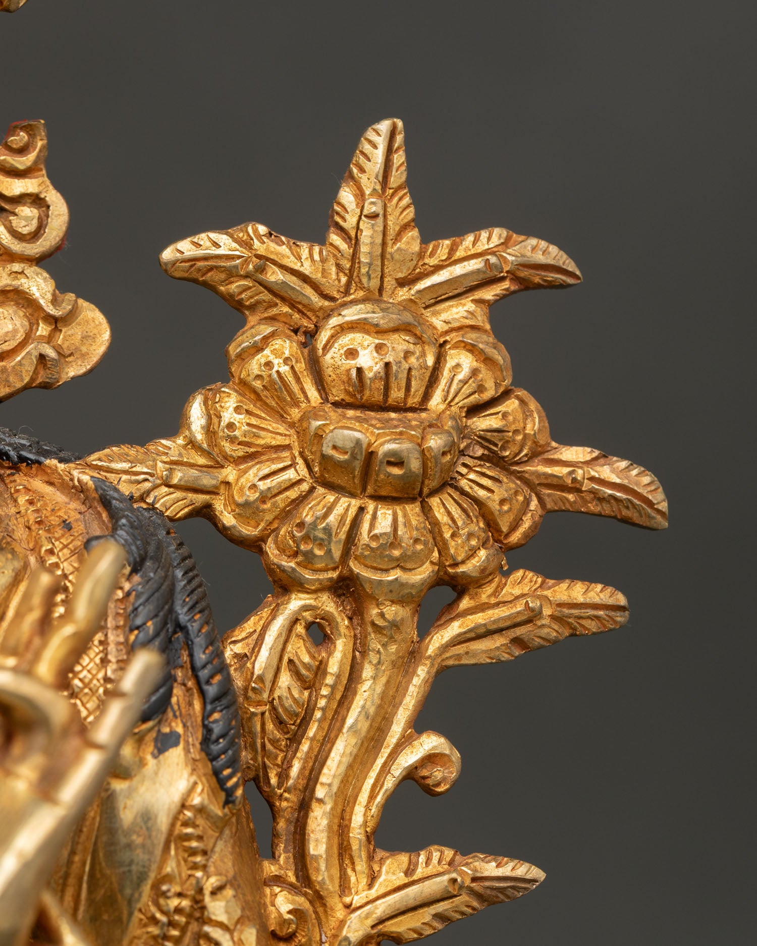 Goddess Green Tara Statue | Buddhist Copper Art for Altar