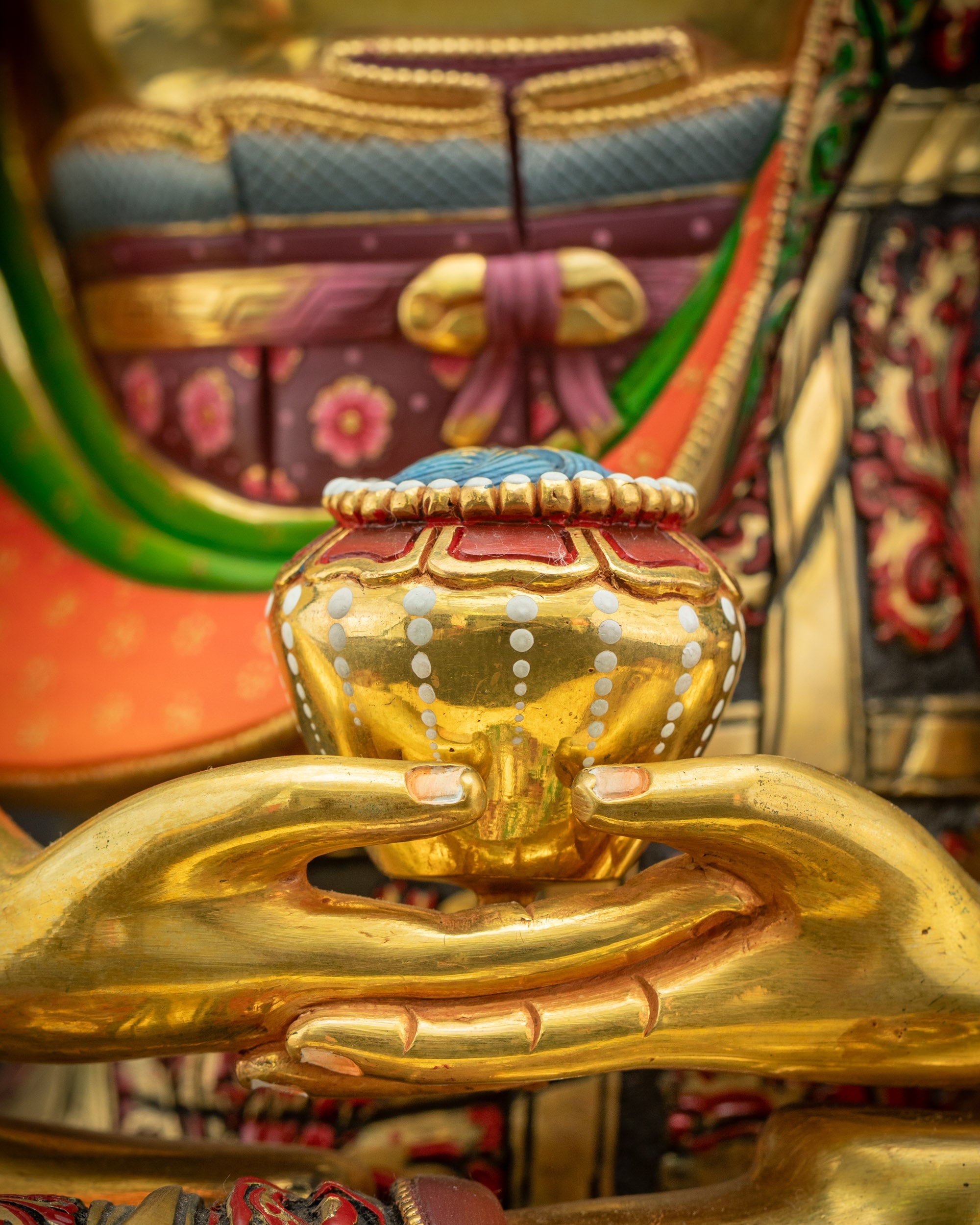 Three Buddha Statue Set | Meditation & Spiritual Decor from Nepal