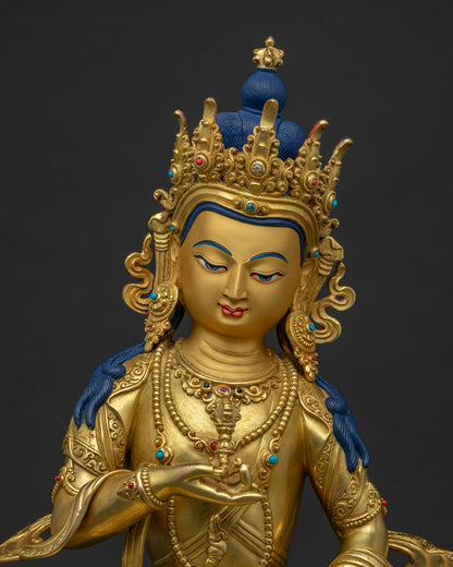 Vajrasattva (Dorje Sempa) Statue for Meditation & Karma Purification