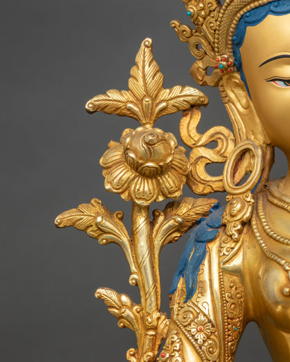 Drolma Karmo Statue | Artisan-Made Nepalese Spiritual Artwork