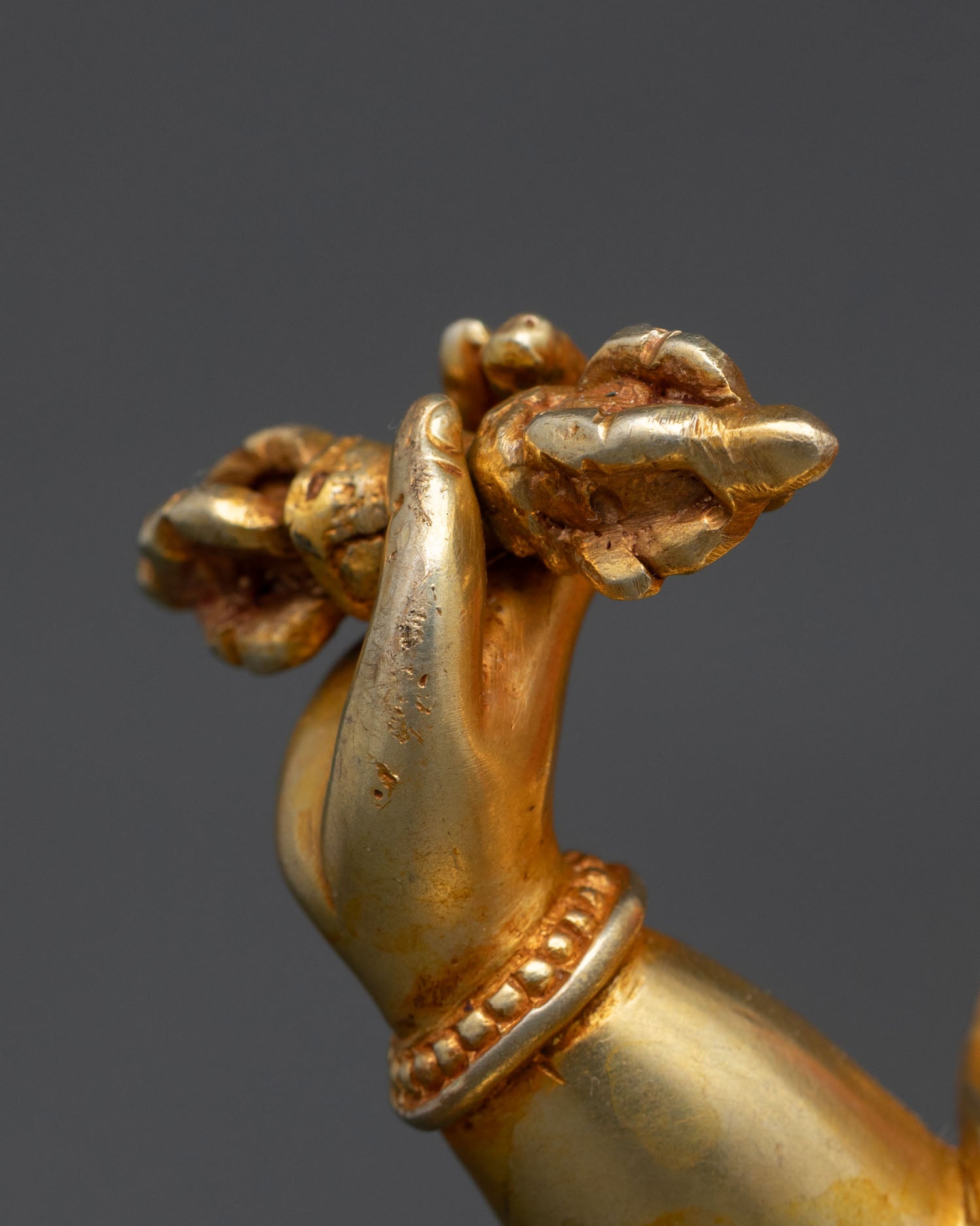 Handcrafted Vajrapani Statue | Buddhist Vajra Holder Sculpture
