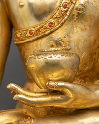 Enlightened Buddha Sculpture | Grand Size Spiritual Statue from Nepal