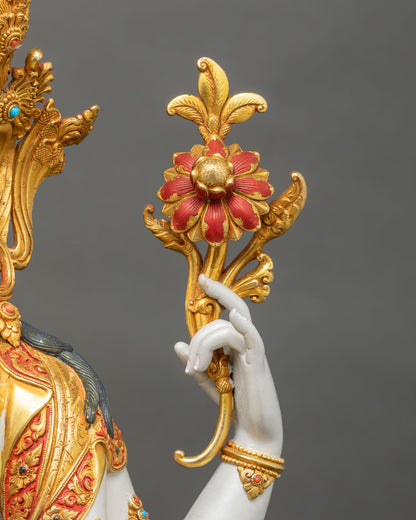 Chenrezig Avalokiteshvara Statue – Handmade in Nepal