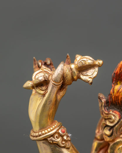 Vajrapani Sculpture - Tibetan Deity of Power and Spiritual Strength