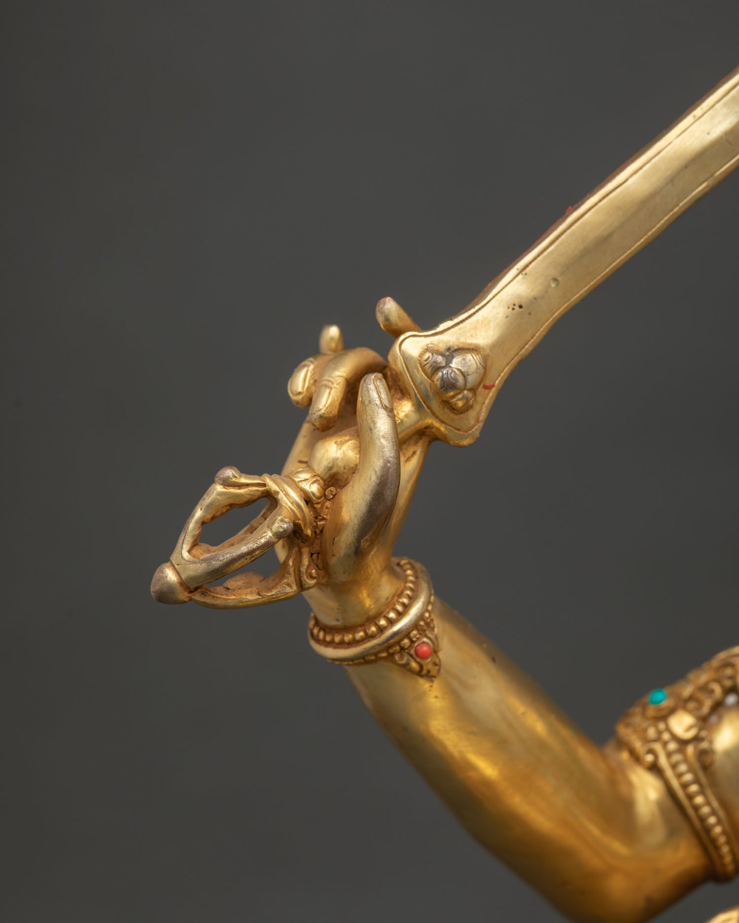 Manjushri Bodhisattva Statue – Handmade in Nepal