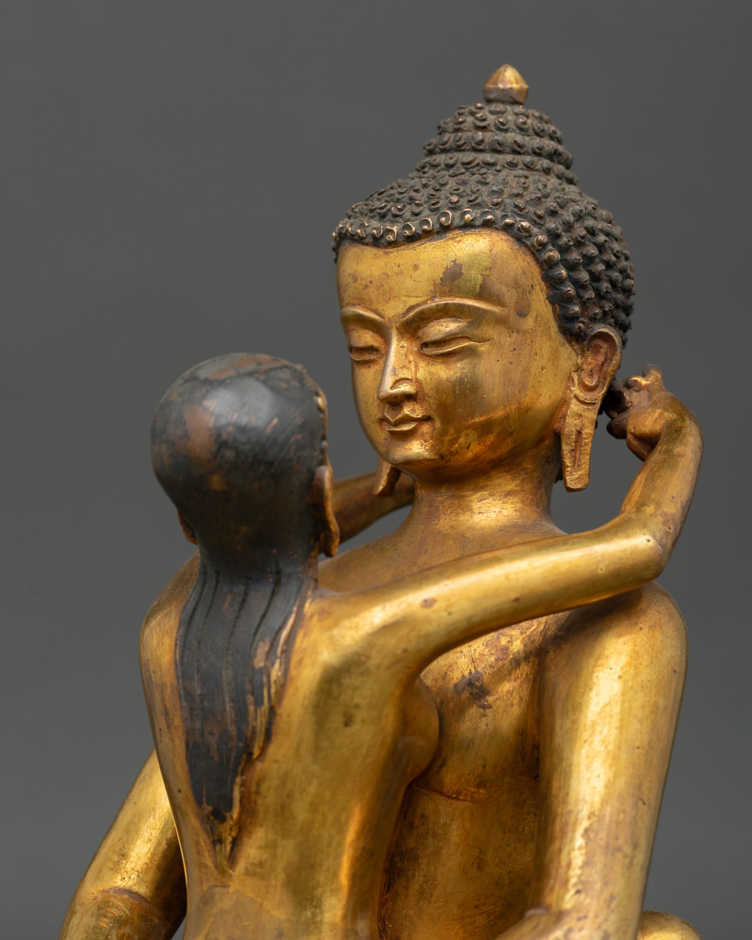 Primordial Buddha Samantabhadra Yab-Yum Statue – Handmade in Nepal