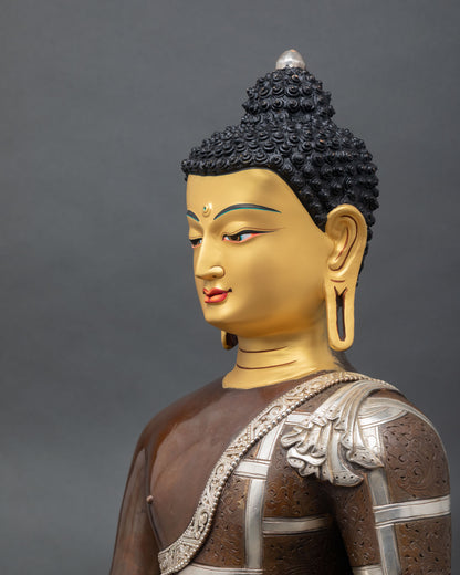 Buddha Shakyamuni | Sacred Himalayan Buddhist Sculpture