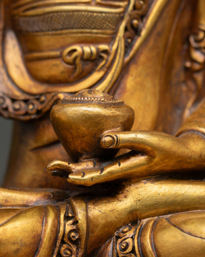 Shakyamuni Buddha Statue | Antique Newari Craftsmanship