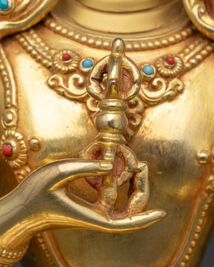 Vajrasattva Statue for Sale | Authentic Nepali Buddhist Sculpture