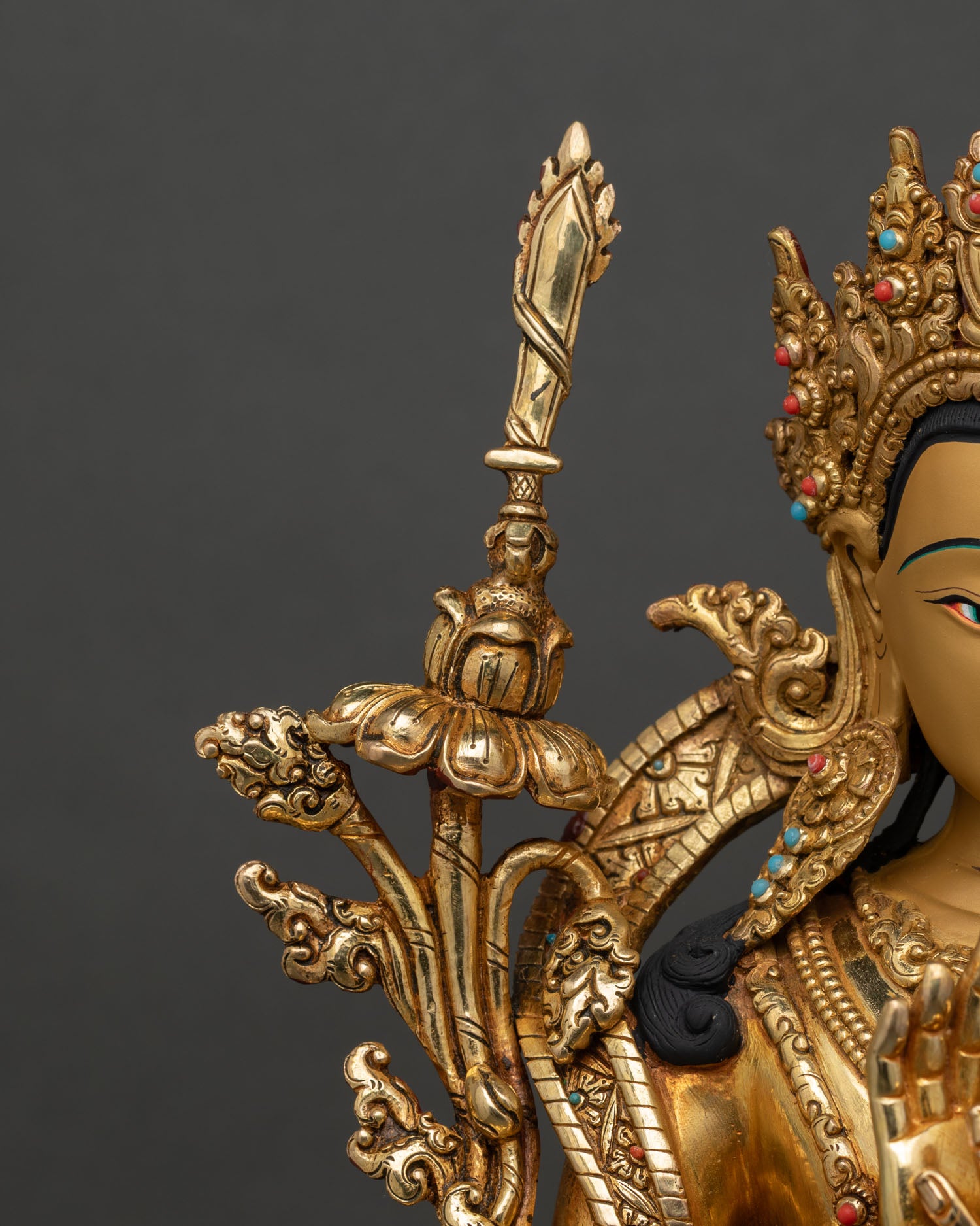 Manjushree Statue | Traditional Newari Craftsmanship