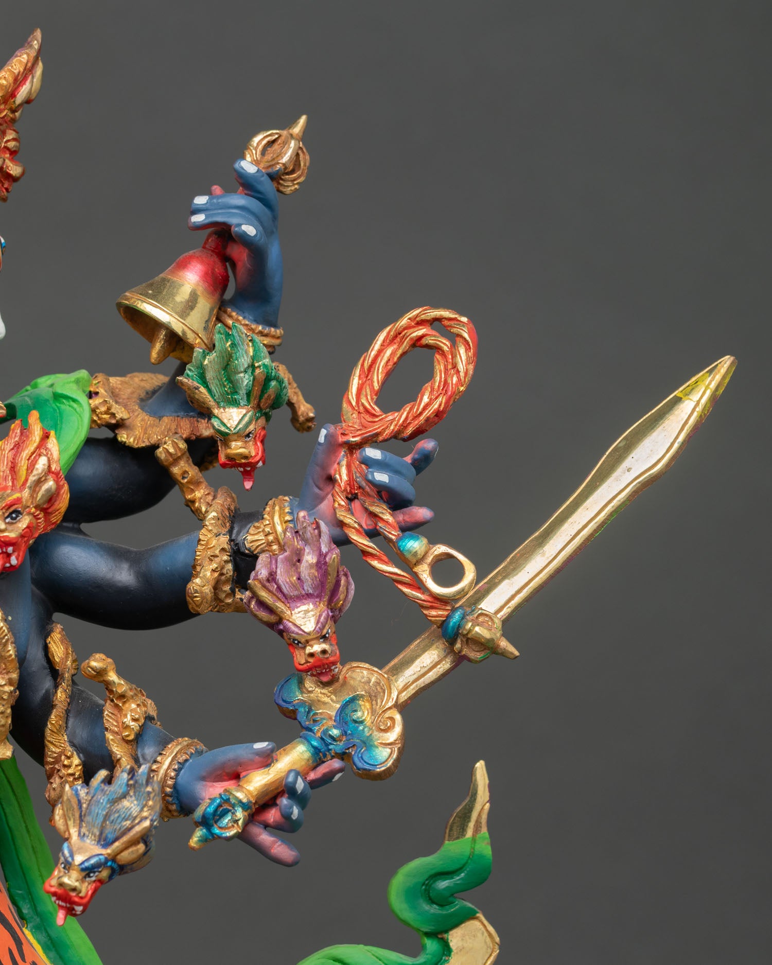Uchusma Statue | Wrathful Buddhist Deity for Removing Obstacles
