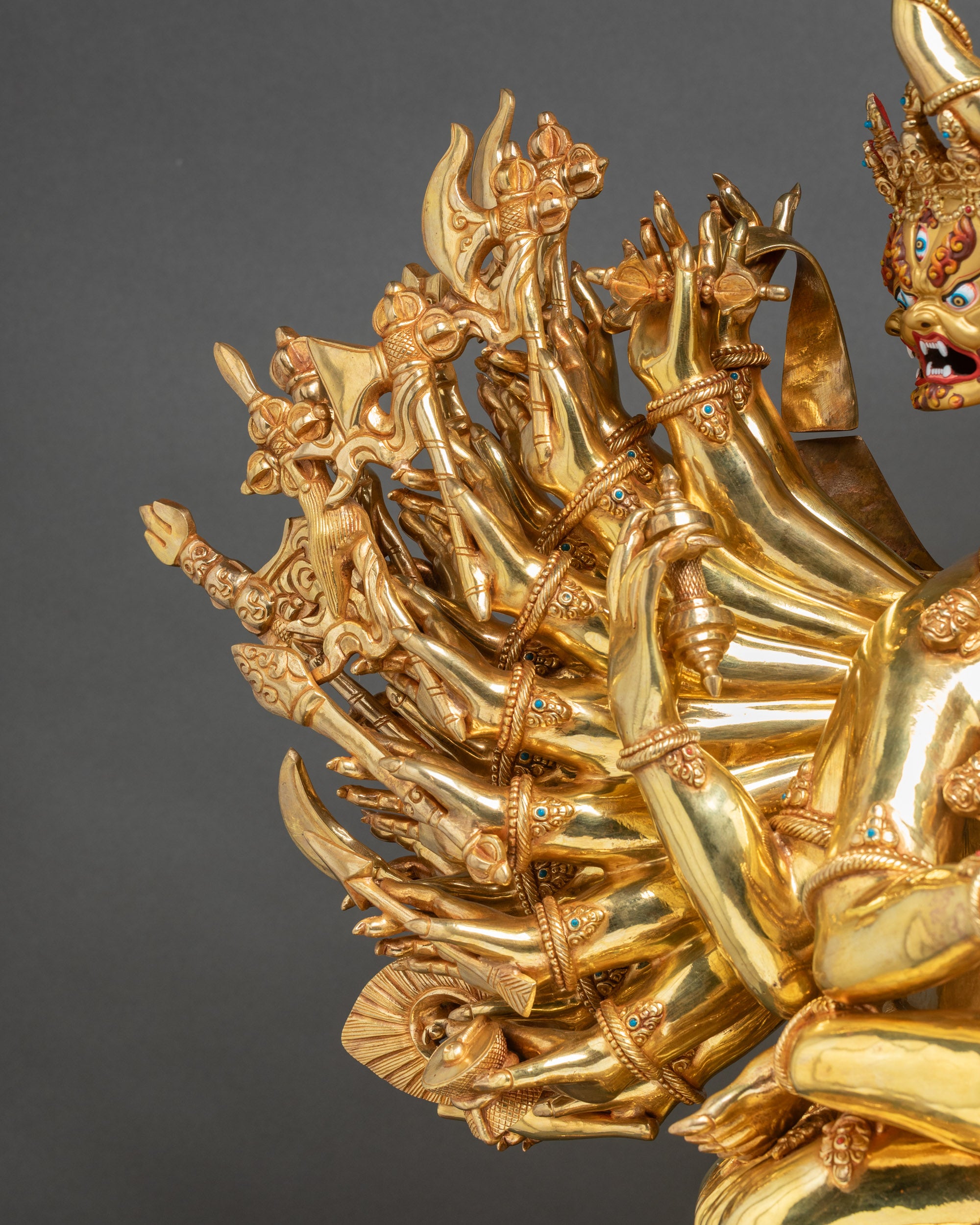Dorje Jigje Yab-Yum Statue from Nepal | Tibetan Buddhist Artwork