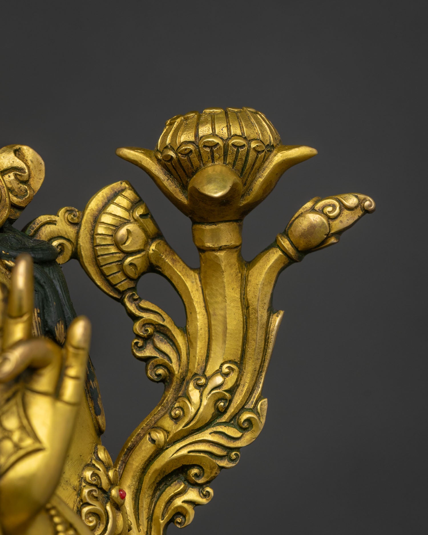 Green Tara Statue | Handcrafted Buddhist Sculpture from Nepal