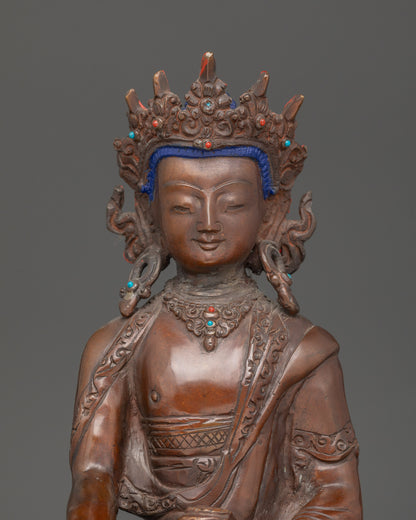 Crown Shakyamuni Buddha Statue