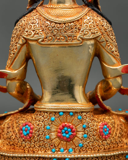 Amitayus Statue | Sacred Symbol of Longevity from Nepal