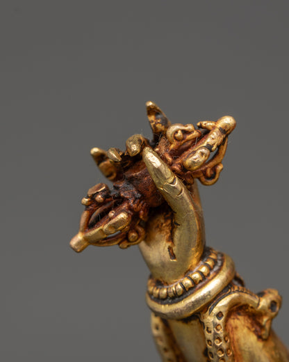 Nepalese Guru Dragpo Statue | Powerful Buddhist Deity for Altar