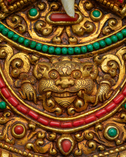 Large Jowo Rinpoche Statue | Traditional Nepalese Metalwork