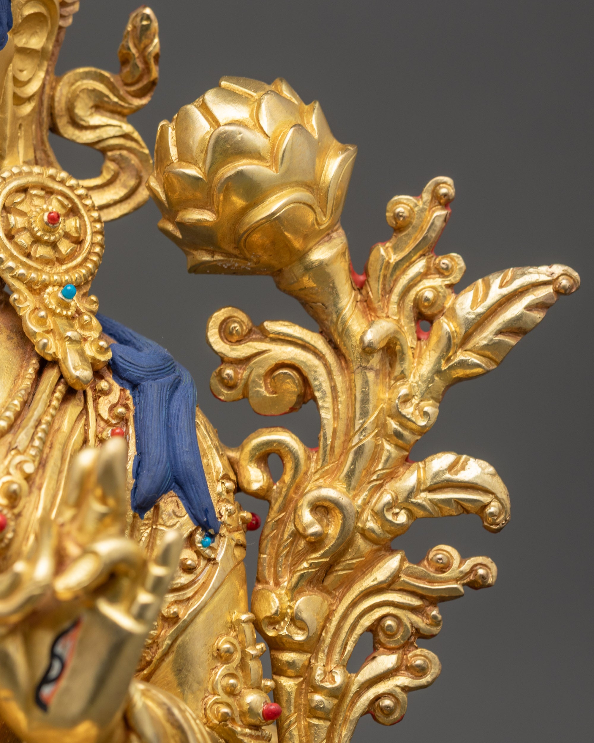 Buddhist White Tara Sculpture for Wisdom and Peace