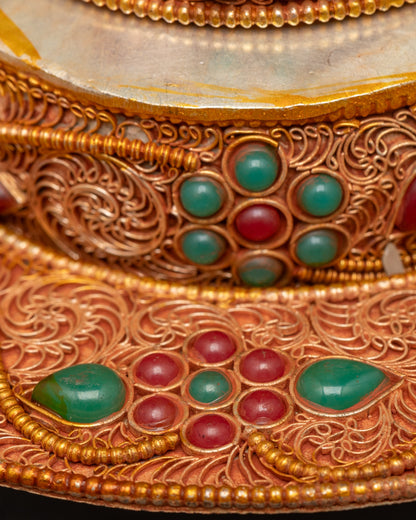 Sacred 3 Inch Copper Mandala | Spiritual Altar & Home Decor Symbol
