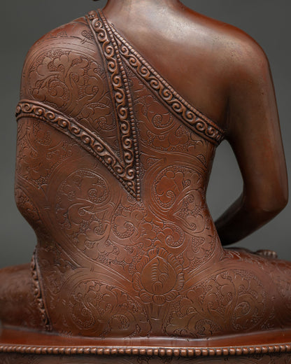 Oxidized Amitabha Buddha Statue | Sacred Buddha of Compassion and Pure Land