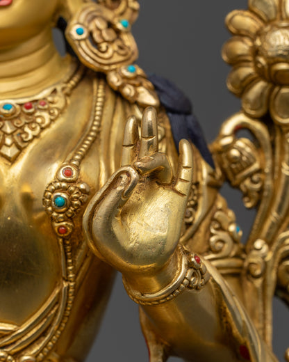 Divine Green Tara Statue | Nepalese Handcrafted Goddess of Compassion