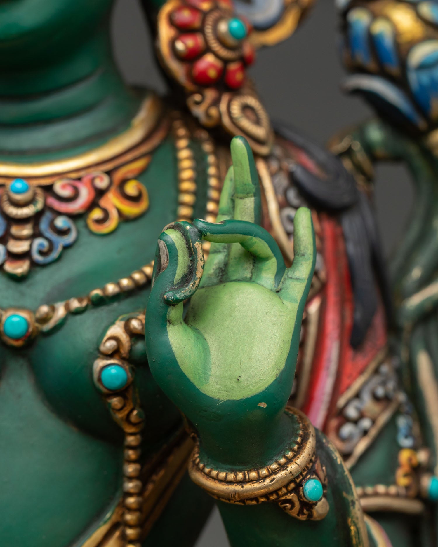 Green Tara Statue - Symbols of Compassion and Protection